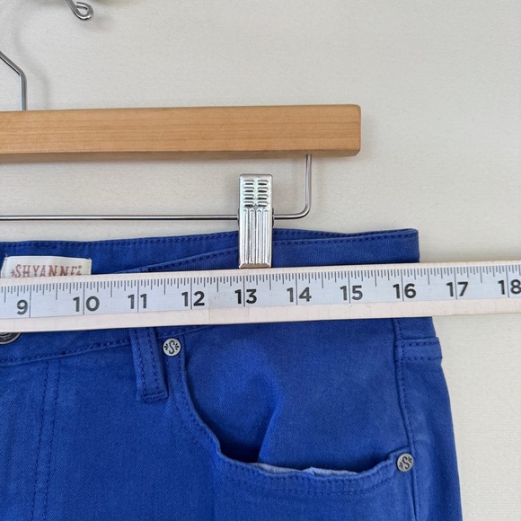 Shyanne Women Super Flared Jeans Blue Sz 32 High Waisted Western Country Cowgirl - Picture 9 of 10